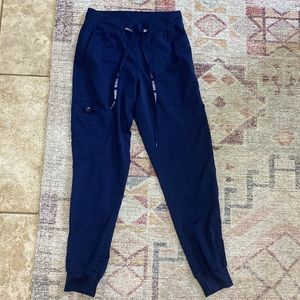 Navy blue scrub pants